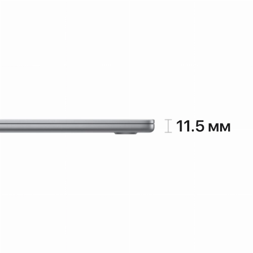 Apple MacBook Air 15" (M2, 8C CPU/10C GPU, 2023), 8 ГБ, 512 ГБ SSD, серый космос (MQKQ3)